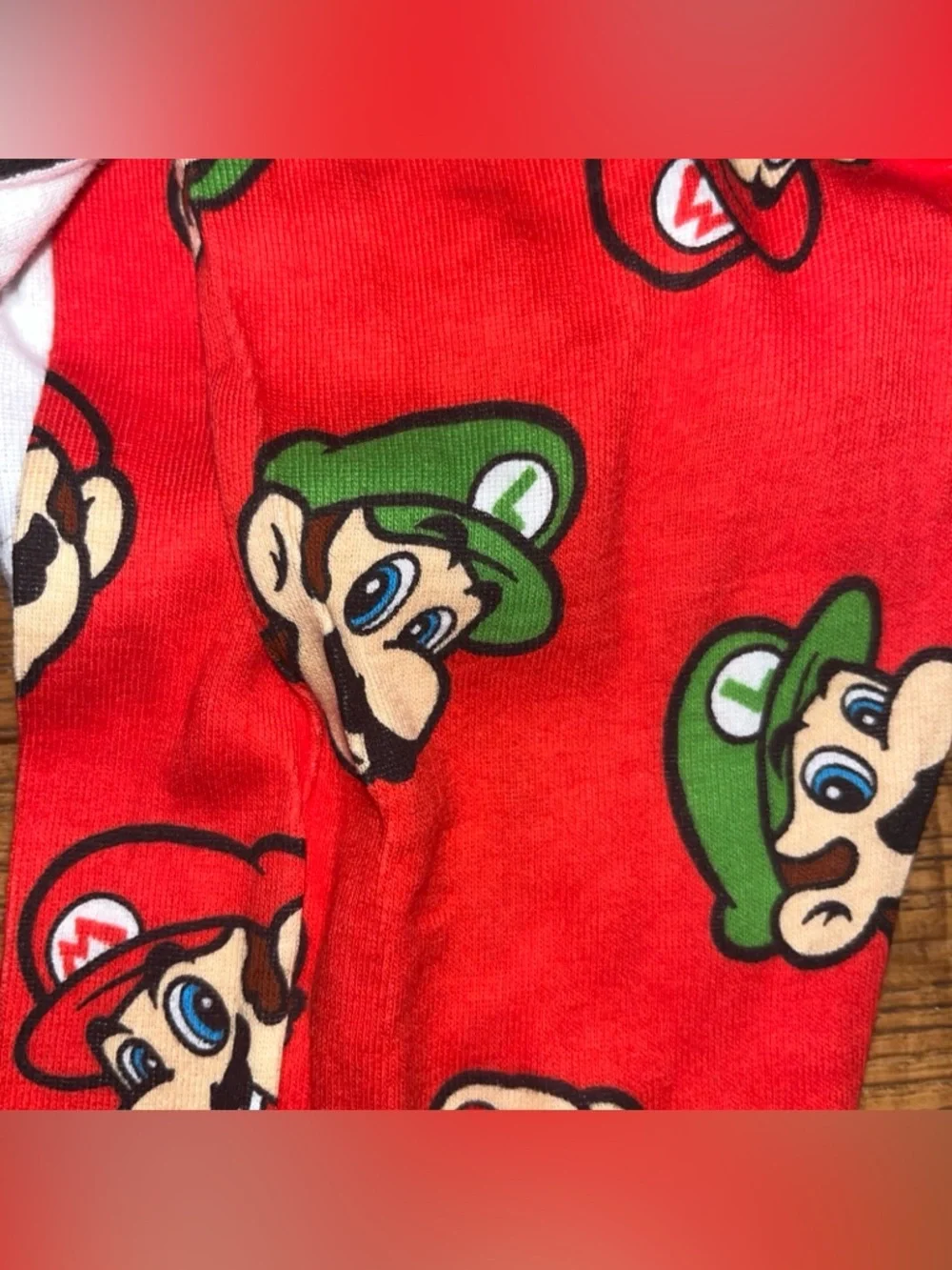 Nintendo Super Mario Boys 4 pc Snug Fit Pajama's Luigi Graphic 💯%Cotton NWT